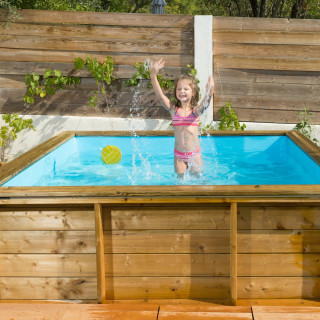 Piscine bois hors sol octogonale plusieurs dimensions disponibles