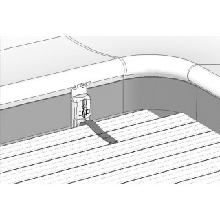 Lot de 2 lames d'axe grises - Piscine Urbaine