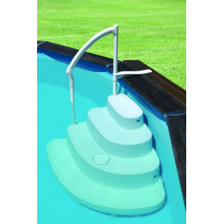 Escalier majestic pour piscine Hors Sol