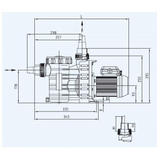 Pompe filtration piscine AQUA PLUS