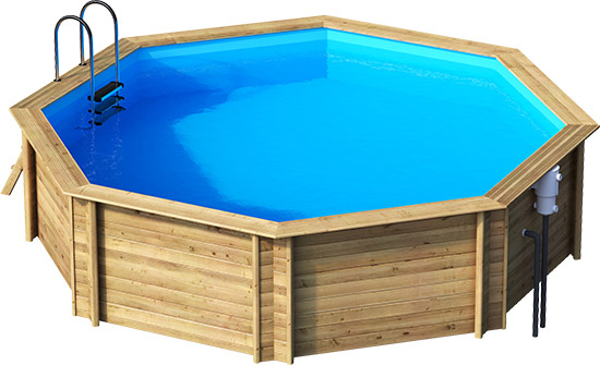 dimensions de la piscine Weva Octogonale