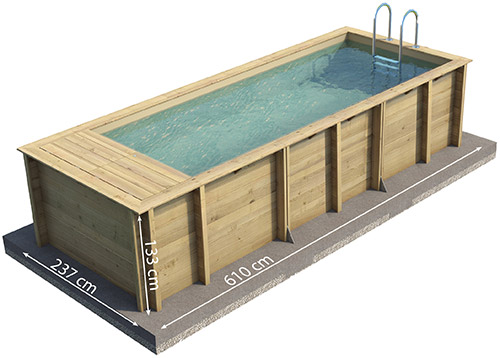 dimensions de la piscine Pool'n Box