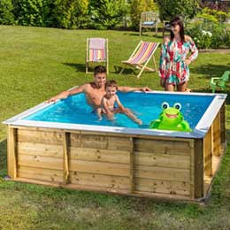 Mini-piscines en bois