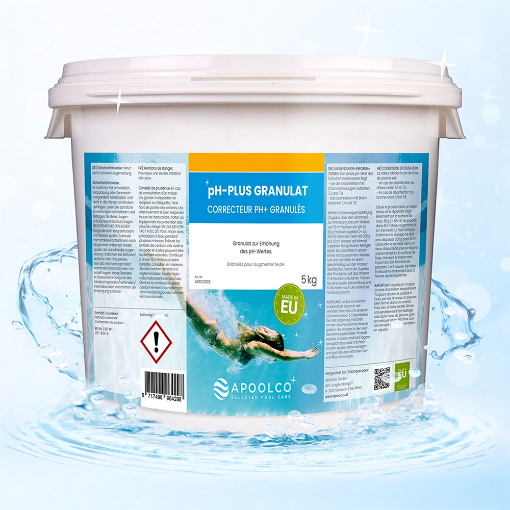 Correcteur de pH Plus - 5 kg granulés