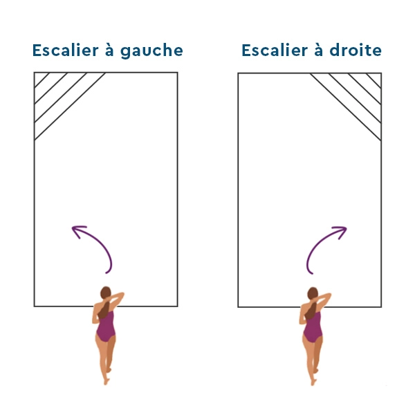 construction escalier pour piscine