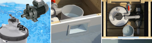 Filtration piscine bois Tropic