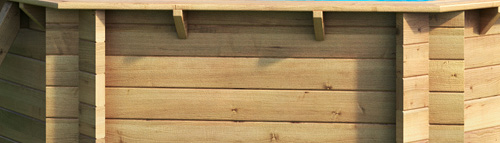 Structure Piscine bois Tropic