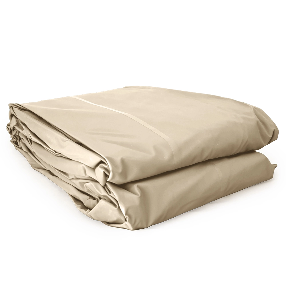 Liner de piscine rond, 460 x 120 cm, 0,60 mm, sable