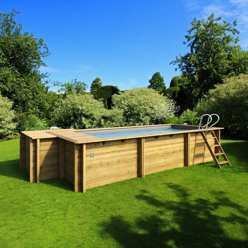 Piscine Bois Urbaine rectangulaire