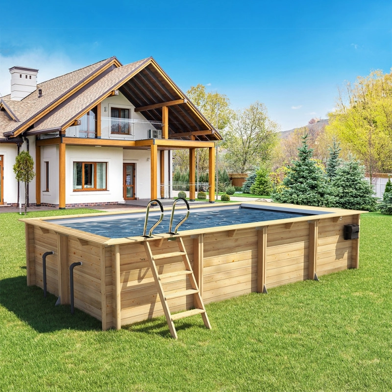 Piscine Bois Rectangulaire Urbaine XL