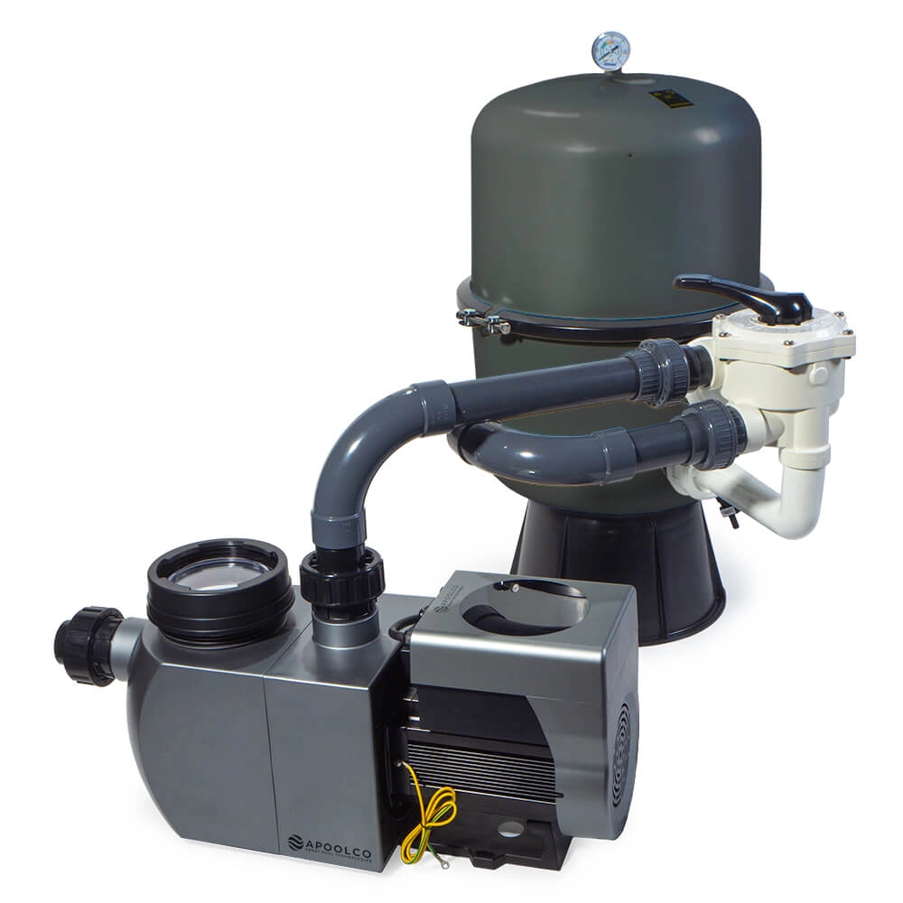 Groupe de filtration ASPT Prime E-Saver20, 5-20 m³/h, piscine jusqu'à 70m³