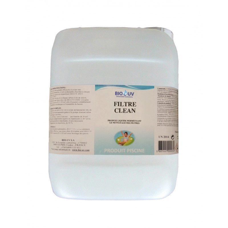 BIO-UV Nettoyant filtre FILTRE CLEAN