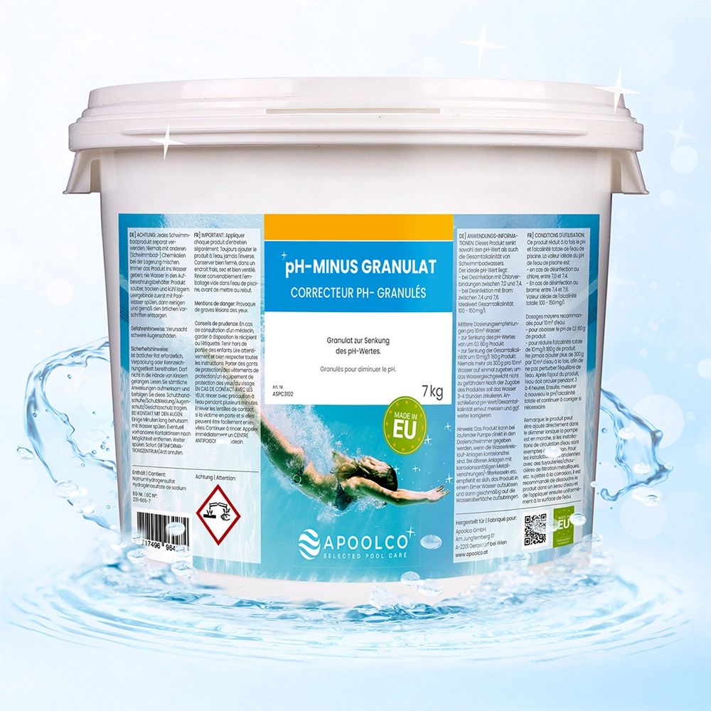 Correcteur de pH Minus - 7 kg, granulés