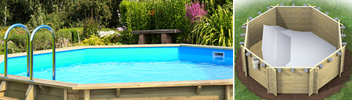 Accessoires piscine bois Tropic