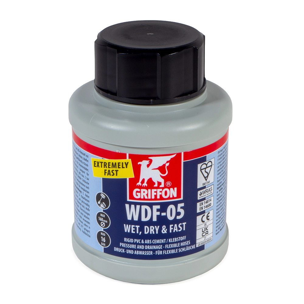 Colle WDF-05 Griffon PVC rigide 125ml