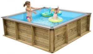 Piscine en bois de petite spécial pour les enfants