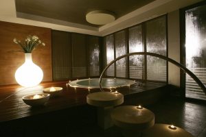 Spa and wellness jacuzzi room